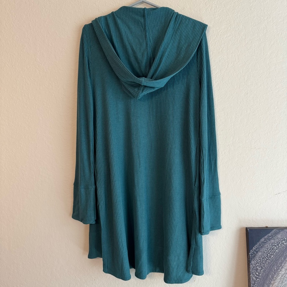 Athleta Teal Harmony Pose Wrap Cardigan Small - Picture 6 of 6